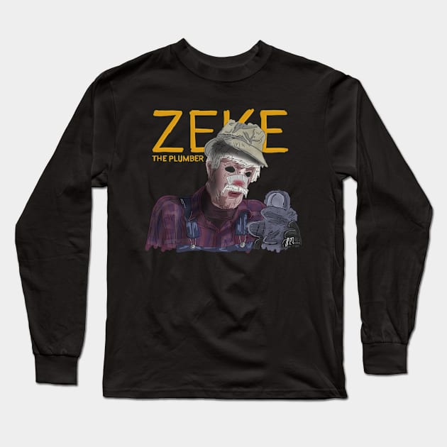 Salute Your Shorts: Zeke The Plumber Long Sleeve T-Shirt by 51Deesigns